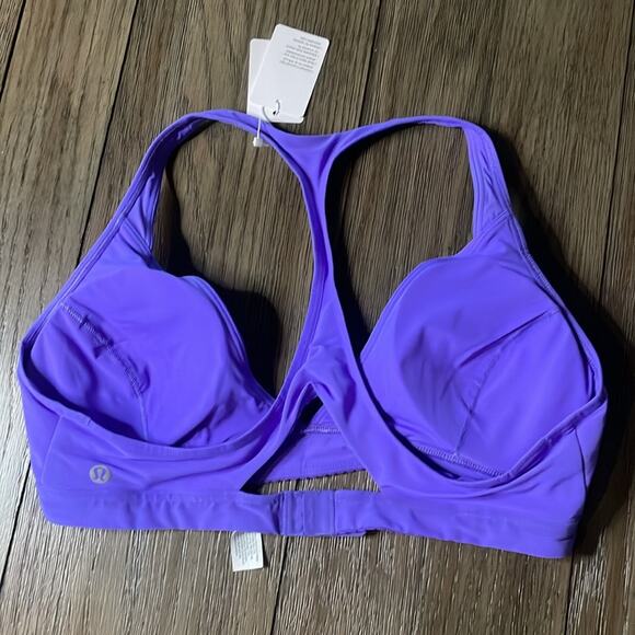 NWT lululemon All day breeze bra - purple size 10 - Picture 3 of 4